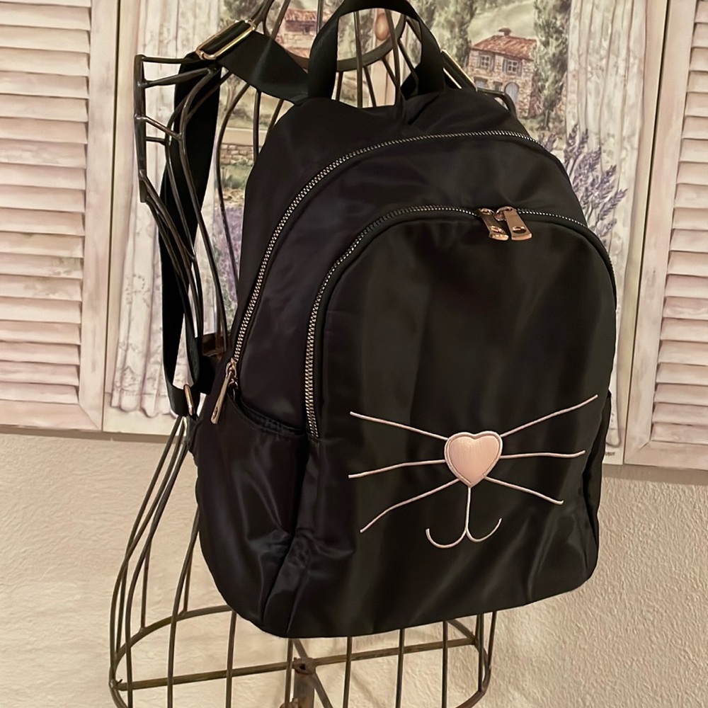 Kitten Nylon Backpack by KISS Me Couture